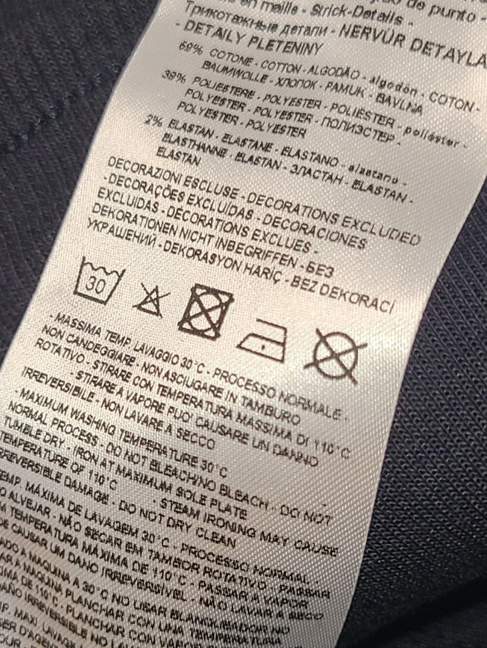 Armani Exchange A|X Navy Sweats White Script Logo Mens S